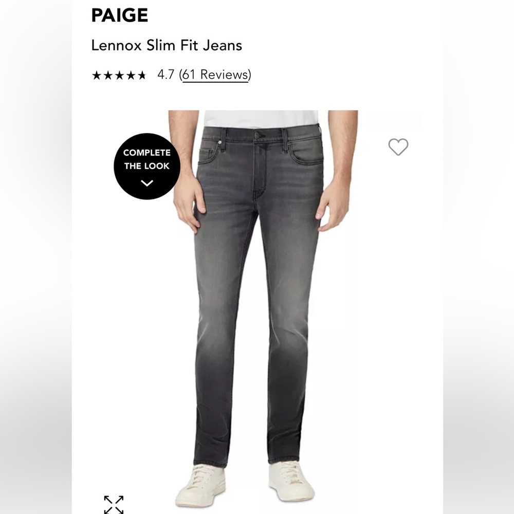 Paige Lennox Slim Fit Jeans